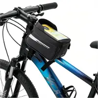 Merkloos Fahrradtasche, wasserabweisend, 7 Zoll, TPU-Touchscreen, für E-Bikes