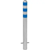 Moravia Schutzpoller CITY Stahl feuerverzinkt H 1.200 mm Alu-Kappe blau