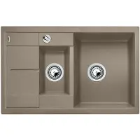 BLANCO Granitspüle "METRA 6 S Compact", braun (tartufo), B:78cm, Verbundwerkstoff, Küchenspülen, Granitspüle, aus SILGRANIT