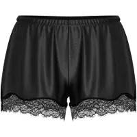 Mey Shorts Serie Pure Shine Lace Schwarz | Größe L