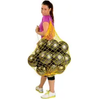 Markenlos 16 Redondo Bälle 18 cm mit Ballnetz für Pilates und Gymnastik in Anthrazit