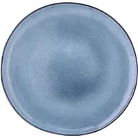 Bloomingville Sandrine Teller, blau, 4-teiliges Set
