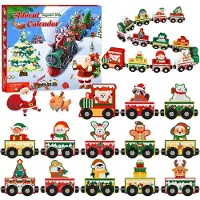 Sonstiges Adventskalender Holzeisenbahn 2026 mit magnetischem Zug für Kinder ab 3 Jahren