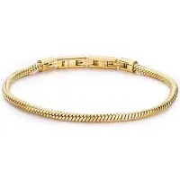 Brosway - Riptide BTD026 Minimalist Gold Plated Bracelet for Men