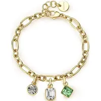 Brosway Beautiful Gold-Plated Bracelet With Pendants Symphonia Bym196