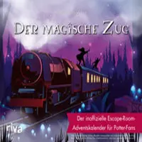RIVA Harry Potter Adventskalender: Der magische Zug Escape-Room mit Seiten zum Aufschneiden