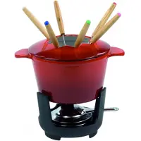 Ilsa Normandie Fondue-Bourguignonne-Set aus Gusseisen-Set Ø 16 cm