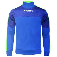 Legea Uni Chaqueta Damasco Jacke aus Damast, Fluoreszierendes Blau/Grün, XS