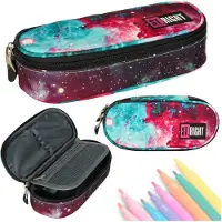 Pricenet Gepolstertes Federmäppchen mit Klappe „Nebula“.