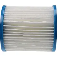 VHBW 2x Filterkartusche Ersatz für Plaetco PIN3PAIR für Swimmingpool, Filterpumpe - Wasserfilter Blau Weiß