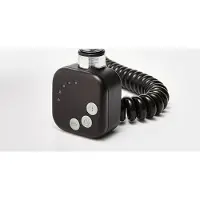 P.M.H. Heizstab PMH HT2 mit Thermostat und verdrilltem Kabel, 300 W, Schwarz seidenmatt RAL 9017