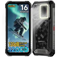 Lipa Lagenio Rhino 1 Pro Robustes Smartphone 24/256 GB – Outdoor Smartphone – 6,9 Zoll – IP69 wasser- und staubdicht – Inklusive robuster Schutzhülle