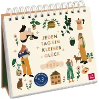 Sonstige Verlage Postkartenkalender 2025: Jeden Tag ein kleines Glück