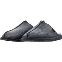 Shepherd Pantoffel of Sweden Hugo Matt Black Herren-Schuhgröße 48
