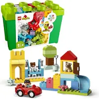 LEGO DUPLO Deluxe Steinebox - Montessori Spielzeug ab 1 Jahr - Lernspielzeug für