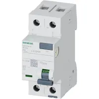 Siemens 5SV3314-6 FI-Schutzschalter, 2-polig, Typ A, In: 40 A, 30 mA, Un AC: 230 V 5SV33146