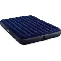Markenlos Dura-Beam Standard Downy Luftmatratze – Queen-Size – 25,4 cm Höhe – 272 kg Tragfähigkeit – Pumpe separat erhältlich