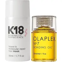 K18 Leave-In Molecular Repair Hair Mask + Olaplex N.7 Bonding Oil - 50+30ml