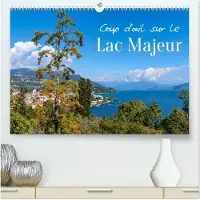 CALVENDO Ein Blick auf den Lago Maggiore (Hochwertiger Wandkalender 2027, DIN A2, vertikal), Monatskalender