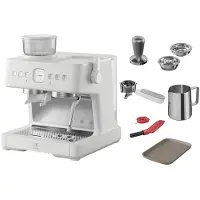 Electrolux E8EC1-8SW, Espressomaschine, 3 l, Kaffeebohnen, Eingebautes Mahlwerk, Weiß