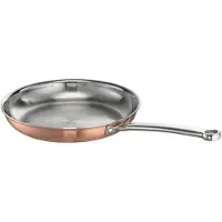 Schulte Ufer Schulte-Ufer DE LUXE I FRY PAN 9550-24I Bratpfanne, 24 cm max. Durchmesser, Kupfer, Induktionsherd-geeignet