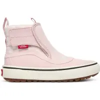 Vans - Warme hohe Schuhe - Slip-On HI Terrain V Insulated Pink/Checkerboard Pink aus Leder - Kindergröße 34 - Rosa