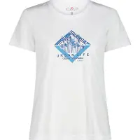 CMP Damen T-Shirt WOMAN T-SHIRT 38T6656-22XN 34 - Bianco-Acqua - 34