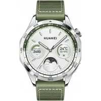 Huawei Smartwatch Watch GT 4 46 mm Grün, Ultra 14 Tage Akkulaufzeit, GPS, 5ATM