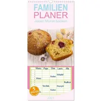 Sonstige Verlage Familienplaner 2027 - Jeden Monat backen mit 5 Spalten (Wandkalender, 21 x 45 cm) CALVENDO