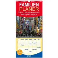 Sonstige Verlage Familienplaner 2027 - Tokio. Die faszinierende Metropole Japans mit 5 Spalten (Wandkalender, 21 x 45 cm) CALVENDO