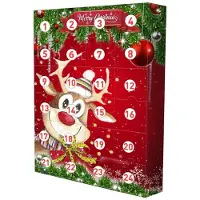 Dowmoo Adventskalender mit 24 Schlüsselanhängern Weihnachtsmotiv Countdown Weihnachten Geschenk für Kinder und Erwachsene