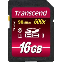 Transcend TS16GSDHC10U1, 16 GB, SDHC, Klasse 10, MLC, 90 MB/s, Class 1 (U1)