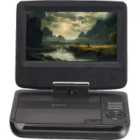 Denver MT-792, Tragbarer DVD-Player, Tisch, Schwarz, DVD-Video, CD, CD-R, CD-RW, DVD, DVD+R, DVD+RW, DVD-R, DVD-RW, NTSC, PAL