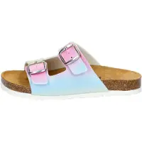 Lico Pantolette für Kinder und Jugendliche Größe 32 Shadow mit ergonomischem Fußbett und verstellbaren Schnallen
