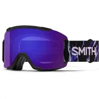Smith - Skibrille/Snowboardbrille - Squad Black Flex Plasma / Chromapop Everyday Violet Mirror + ChromaPop Storm Blue Sensor Mirror - schwarz