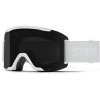 Smith - Photochromatische Ski-/Snowboardbrille - Squad White Vapor / Chromapop Sun Black + ChromaPop Storm Blue Sensor Mirror - Weiß