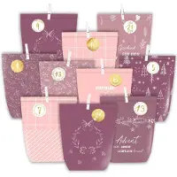 OEM Adventskalender zum Befüllen - 24 Papiertüten mit Zahlenaufklebern - Zum Selber Basteln
