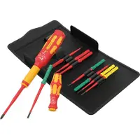Wera VDE Safe-Torque Speed Basic 2 Elektriker Drehmoment-Schraubendreher-Set Sc