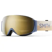 Smith - Skibrille/Snowboardbrille - IO Mag S Steel Blue Split / Chromapop Sun Black Gold Mirror - Blau