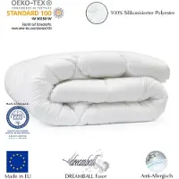 Sonstige Verlage 1-er Set Heimtextilien Bettdecke 155x200 4 Jahreszeiten | Steppdecken bezug: 100% mikrofaser | Allergiker bettwäsche mit | Füllung: 1120g