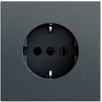 Gira Steckdose 1-fach anthrazit Unterputz IP20 446673