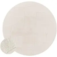 TT Home Wohnzimmer Teppich Schlafzimmer Hochflor Weich Waschbar Uni 3D-Optik Modern