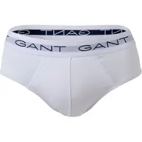 Gant Slip "Slip BRIEF 3-PACK 3er Pack", Herren, Gr. M, weiß, Obermaterial: 95% Baumwolle CO. 5% Elasthan EL., Unterhosen Slip