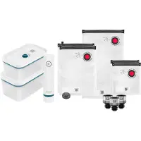 Zwilling Fresh & Save Vakuum Starterset, Kunststoff, 11-teilig, inkl. Dose, Pump