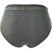 Hom Minislip "HO1", Herren, Gr. L, grau, Obermaterial: 65% Baumwolle, 22% Modal, 13% Elasthan, unifarben, Unterhosen Minislip, bequem, weich, eng, elastisch, basic, breiter Bund, Baumwollmix