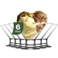 LAV Crema Eis- und Dessertbecher 165 ml (5 1/2 oz) - 6er Set