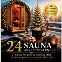 Sonstige Verlage Adventskalender für Saunafans: 24 duftende DIY-Aufgussrezepte aus natürlichen Kräutern & ätherischen Ölen, ohne Chemie