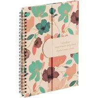 Clairefontaine 116256C - Immerwährender Geburtstagskalender Gaïa Beige, 23x17 cm