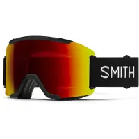 Smith - Skibrille/Snowboardbrille - Squad Black/ Chromapop Sun Red Mirror + ChromaPop Storm Yellow Flash - schwarz