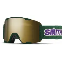 Smith - Skibrille/Snowboardbrille - Stash XL Primal Green Retro Classic / Chromapop Sun Black Gold Mirror - Grün